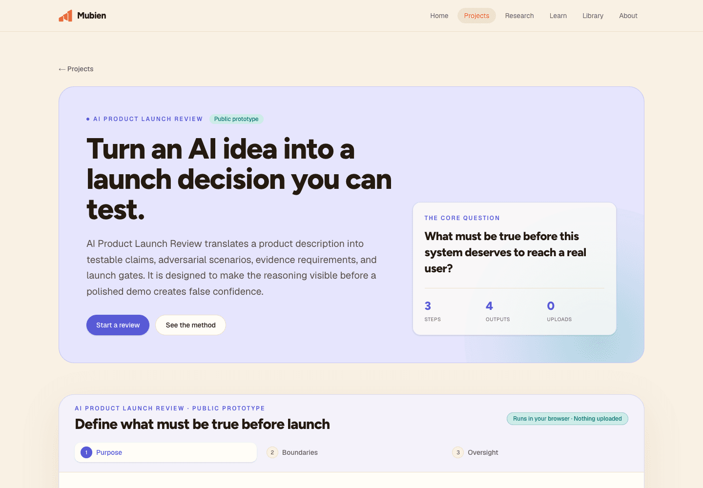 AI Product Launch Review screenshot